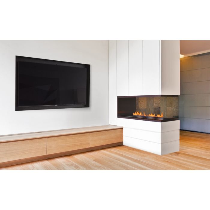 Biokominek Planika FLA 4+ 1190 mm + Forma 1500 Fireplace 