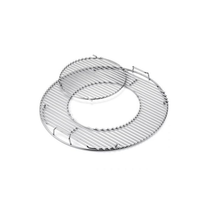 Gourmet BBQ System – ruszt GBS chromowany z wymiennym wkładem do grilli węglowych 57 cm Weber (8835)