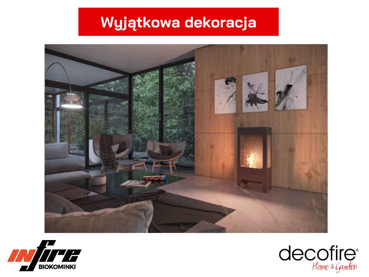 Wyjątkowa dekoracja – biokominek wolnostojący INCOZA 3