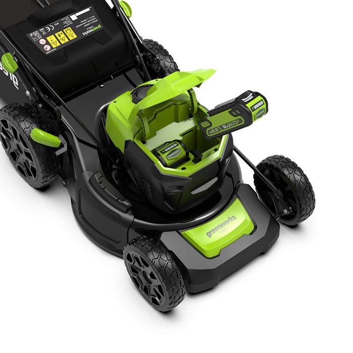 Greenworks Kosiarka z napędem GD40LM46SP 40V + Akumulator 4Ah + Ładowarka (GR 2506807UB) 