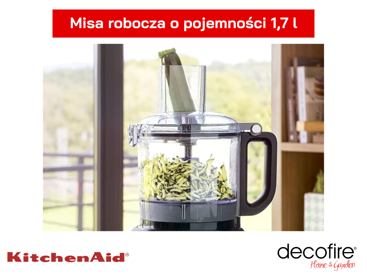 Misa robocza o pojemności 1,7 l z pokrywą i podajnikiem