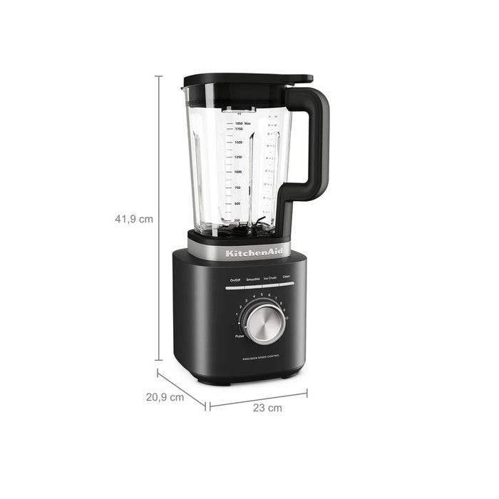 Blender Pure Power Glass Czarny Mat KitchenAid (5KSB2071EBM)