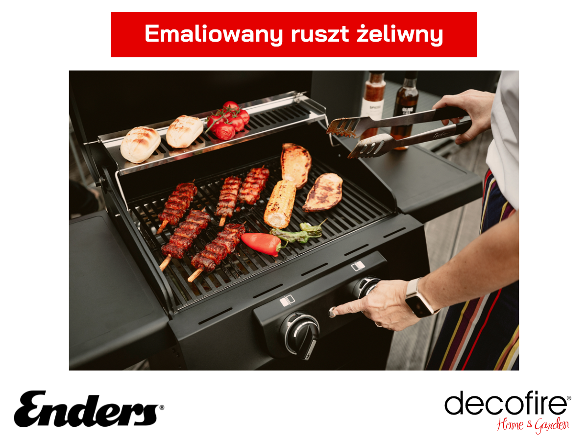 Emaliowany ruszt żeliwny