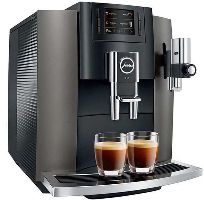 Dobry ekspres ciśnieniowy marki Jura - model E8 Dark Inox