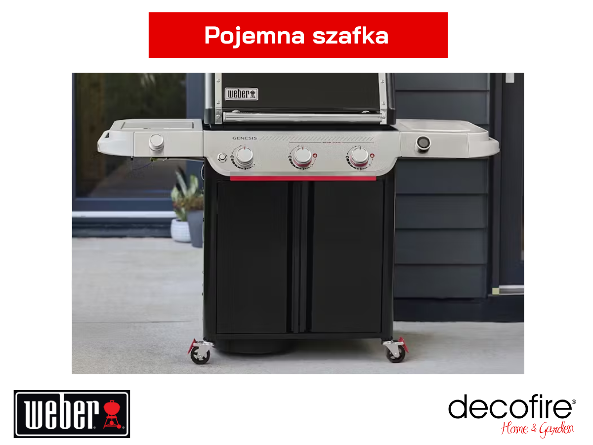 Pojemna szafka na butlę gazową