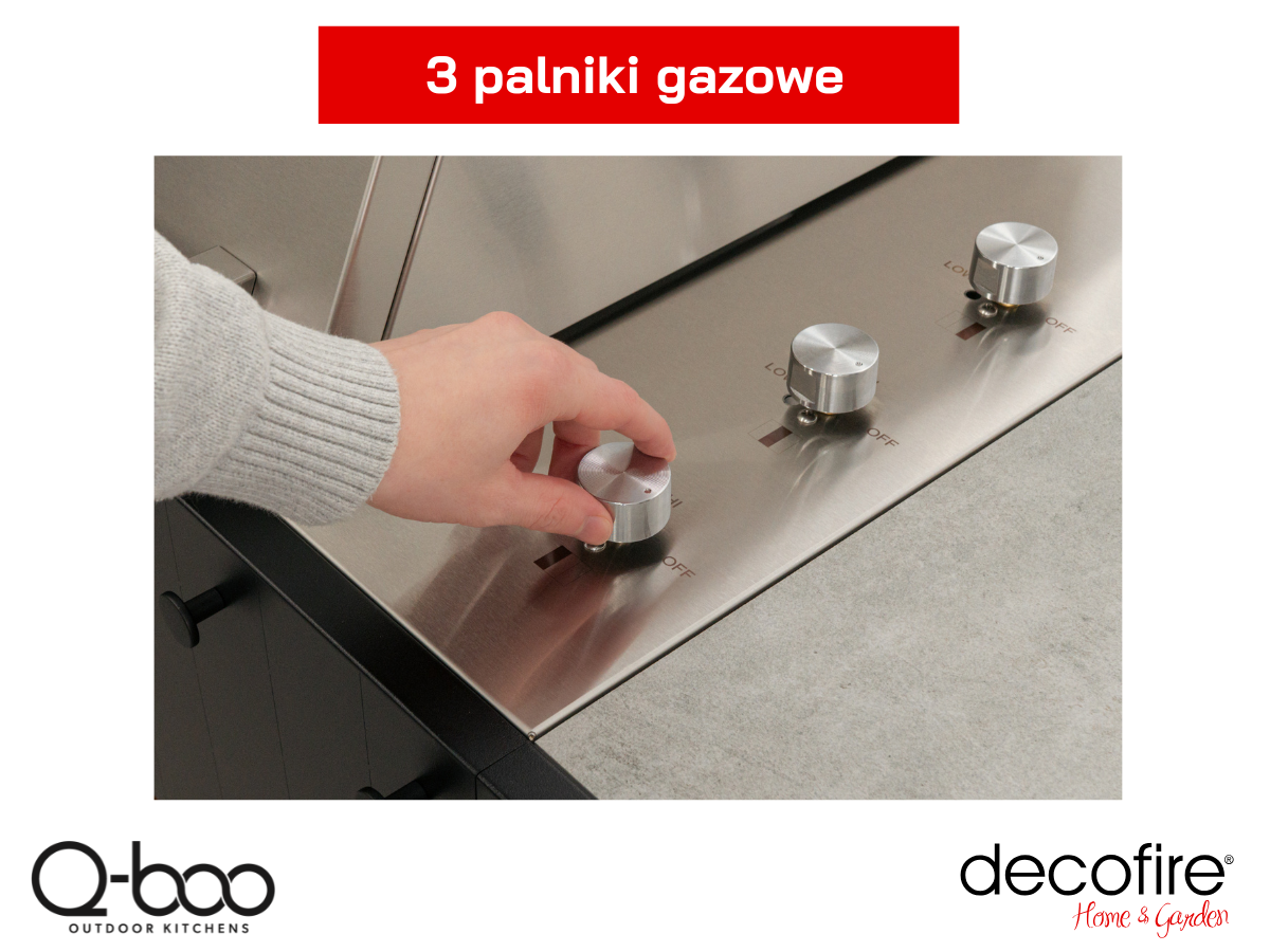 Trójpalnikowy grill gazowy
