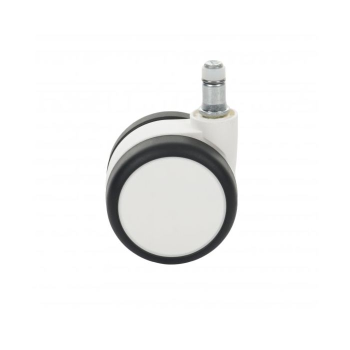 Grospol Kółka miękkie białe do foteli biurowych 60 mm - 5 szt.