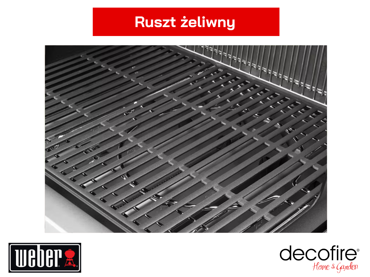 Grill gazowy Weber Genesis EPX-470 – ruszt żeliwny