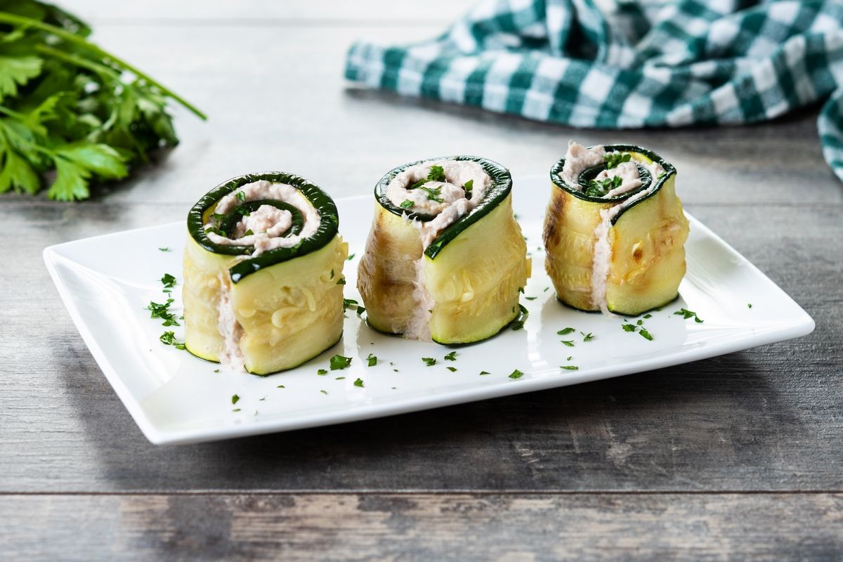 Grillowana cukinia z fetą