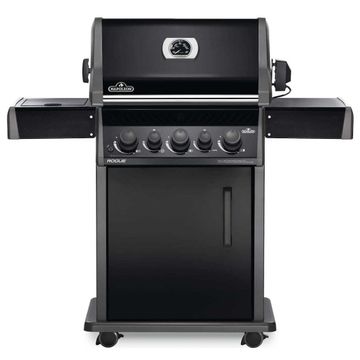 Grill gazowy Napoleon Rogue 425 z palnikiem bocznym i tylnym + rożen, black 