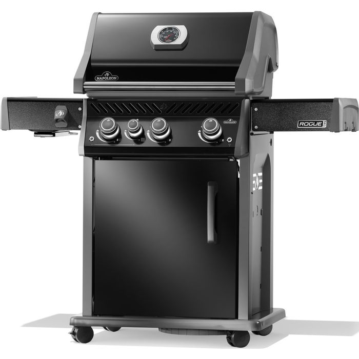 Grill gazowy Napoleon Rogue PRO 425 SIB z palnikiem bocznym na podczerwień czarny (RP425SIBPK-2-PL) ⭐ PROMOCJA! AKCESORIA W SUPER CENIE