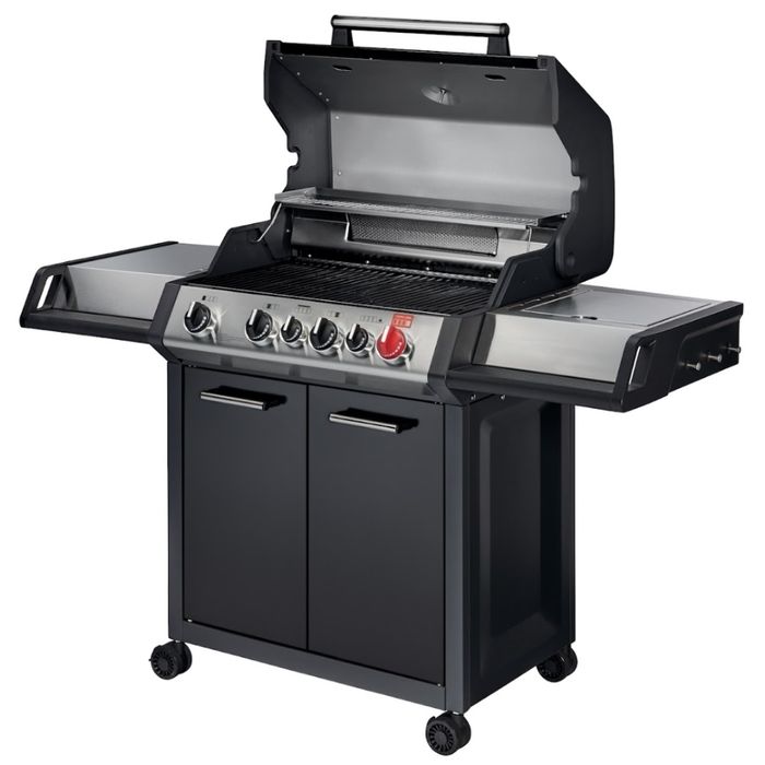 Grill gazowy Enders Monroe Black PRO 4 IK Turbo z palnikiem rożna infrared (837033)