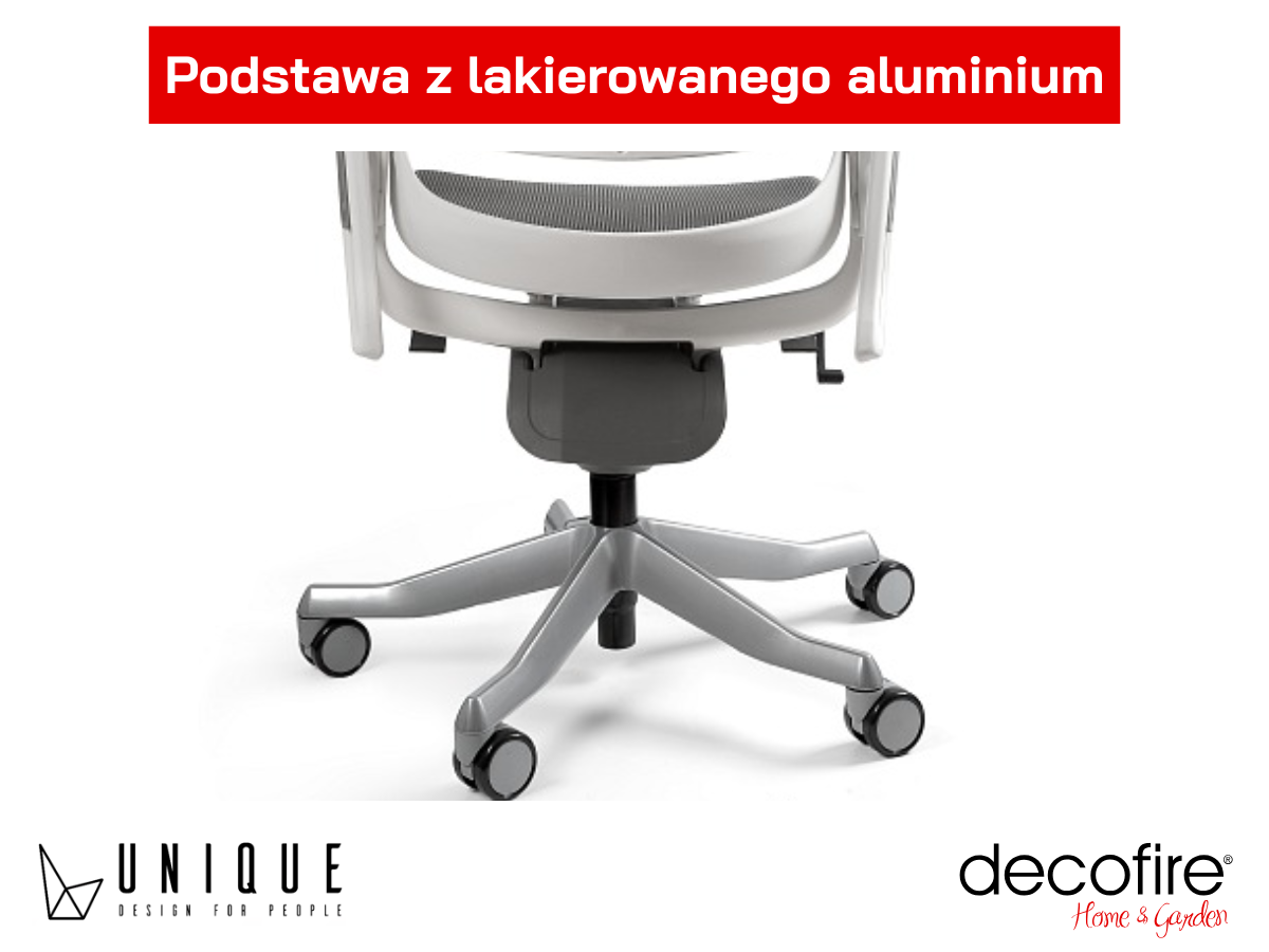 Wytrzymała podstawa z lakierowanego aluminium