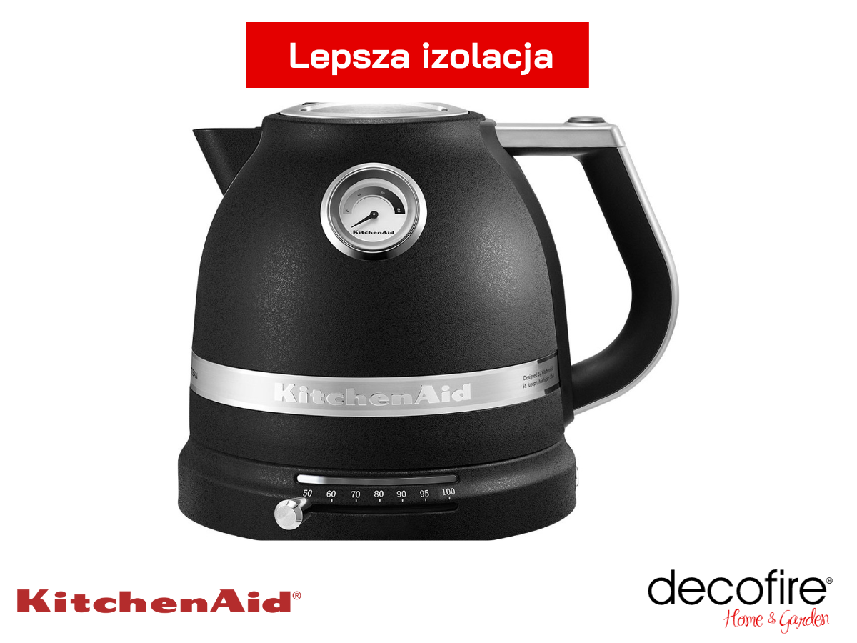Lepsza izolacja czajnika Artisan 1,5 l Casto Iron Black KitchenAid