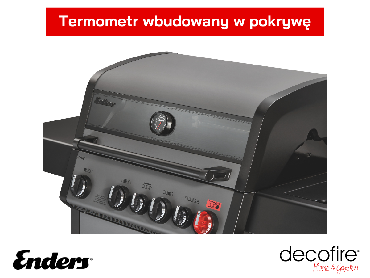 Termometr wbudowany w pokrywę