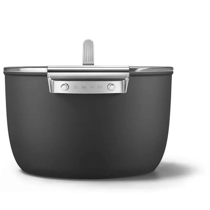 Garnek 26 cm Czarny Smeg (CKFC2611BLM)