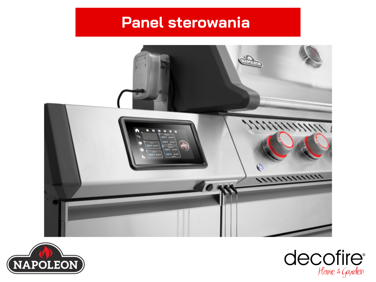 Panel sterowania w półce bocznej