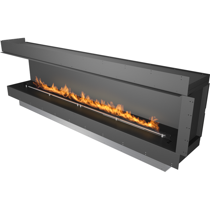 Biokominek Planika FLA 4+ 2490 mm + Forma 2700 Fireplace 
