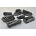 Polana ceramiczne  małe czarne opalane set 3 Akowood AKO 120  (ID-120)