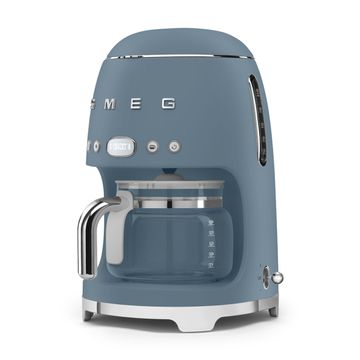 Ekspres przelewowy 50's style Storm Blue mat Smeg (DCF02SBMEU)