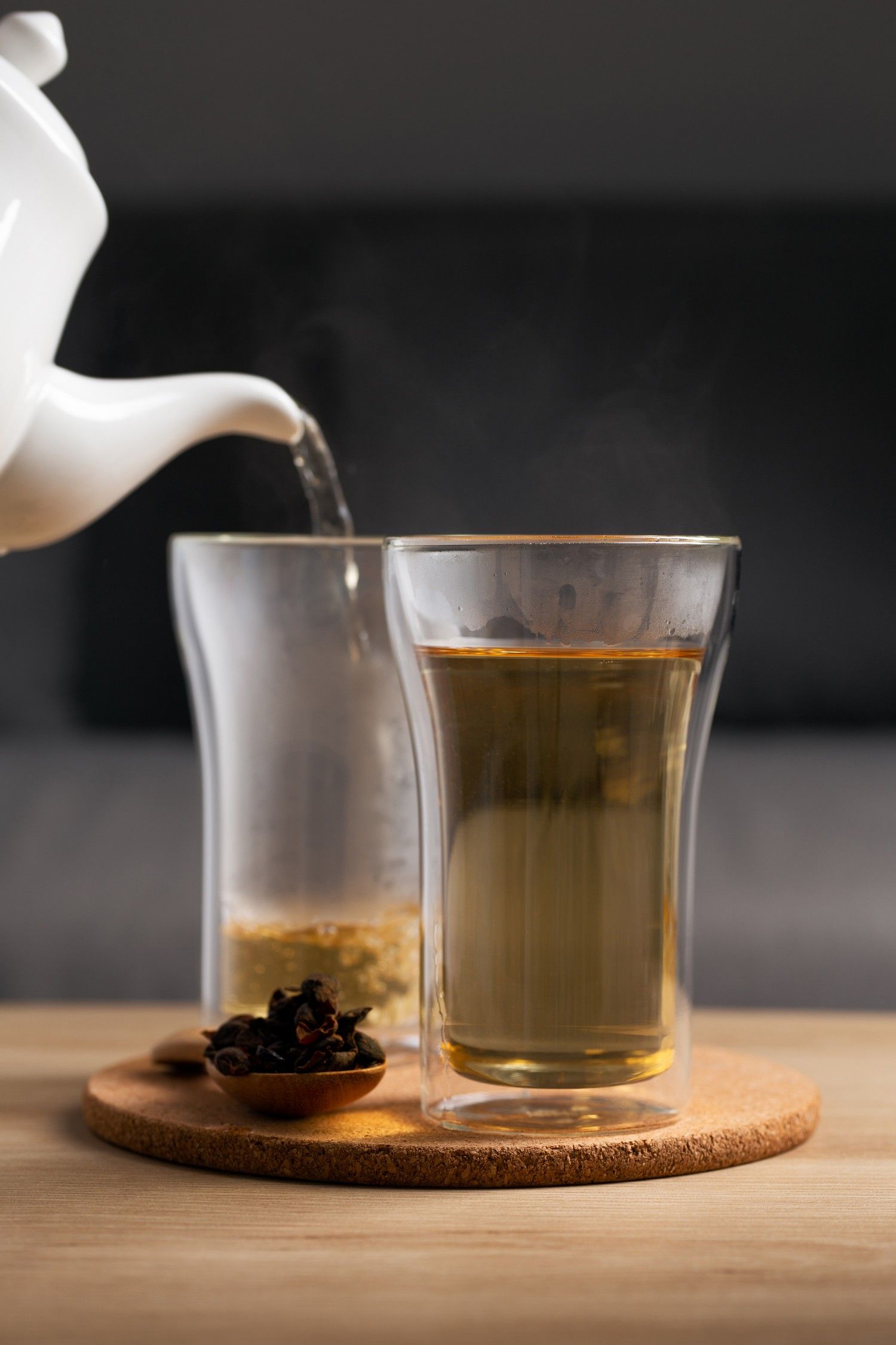Cascara parzona na gorąco