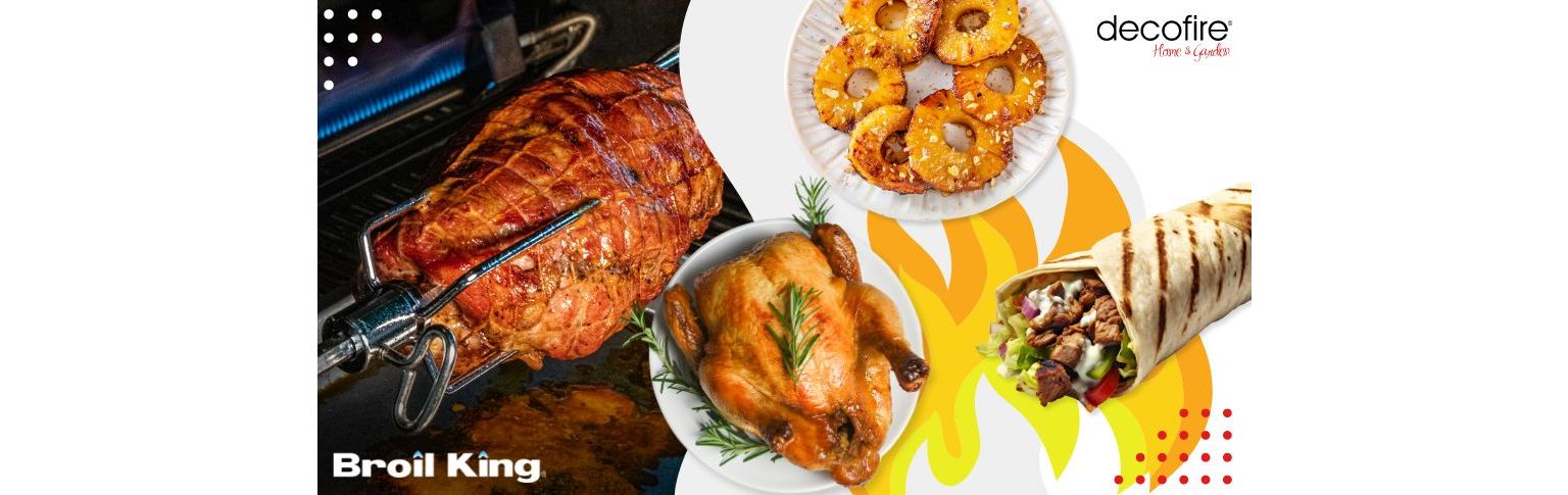 Pomysły na dania z rożna na grillach Broil King