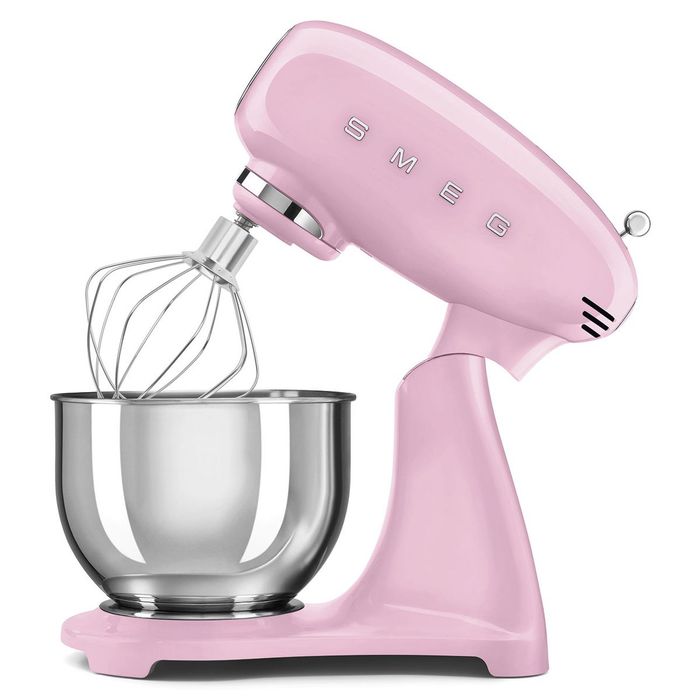 Mikser planetarny 50's Pastelowy róż 4,8L Smeg (SMF05PKEU)