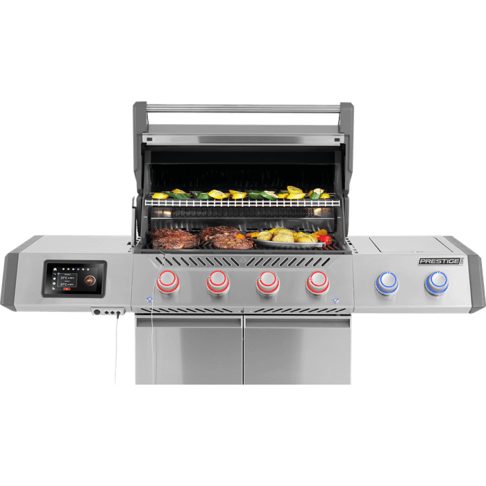 Grill gazowy Napoleon Prestige PRO 500 z palnikiem rożna i palnikiem bocznym Sizzle Zone (PRO500VXRSIBPSS-PL)