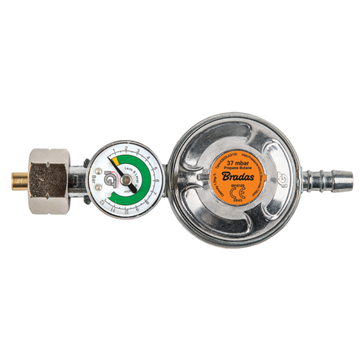 Bradas Reduktor do butli 11 kg z manometrem 37 mbar A310IE (720535)