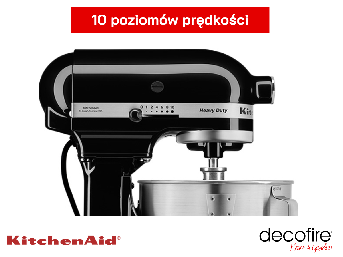 Skla prędkości w mikserze  Heavy Duty 5 Onyx Black