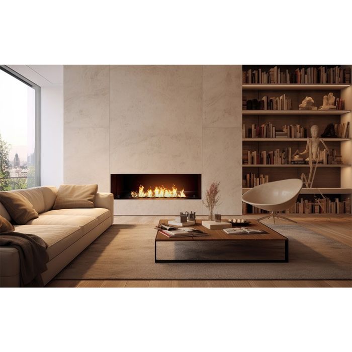 Biokominek do zabudowy Infire Inside Black 1500 Slim Line