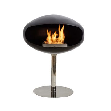 Biokominek Cocoon Terra Pedestal Black