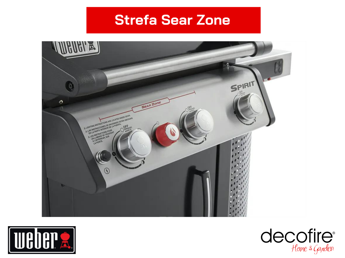 Strefa Sear Zone w Weber Spirit EPX-325S Premium GBS