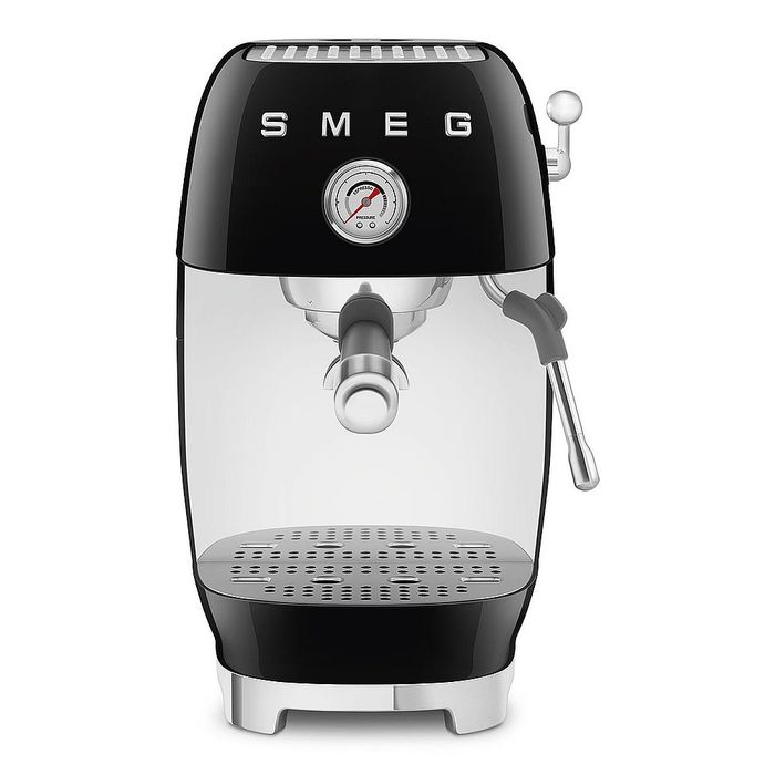 Ekspres kolbowy do kawy Czarny Smeg (ECF03BLEU)