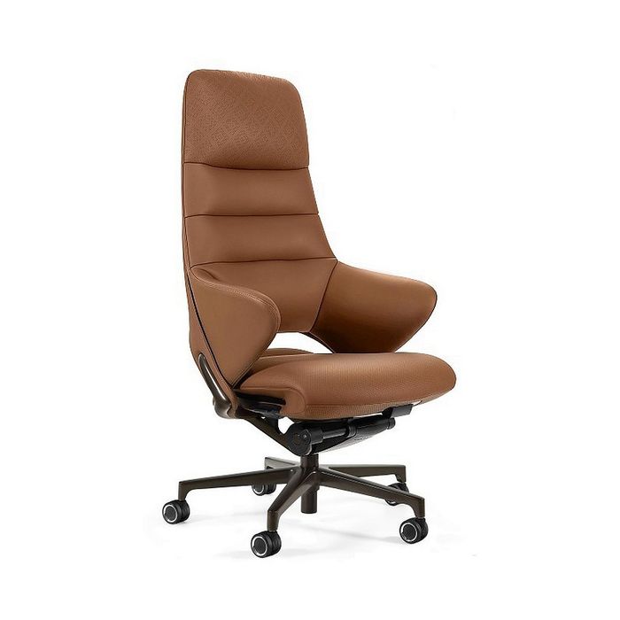 UNIQUE Fotel biurowy Omega skóra naturalna różne kolory (CM-K030ASR-9-HL)