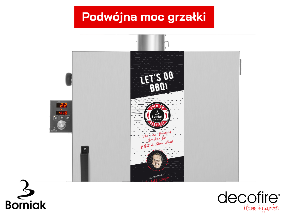 Podwójna moc grzałki i temperatura do 150 stopni