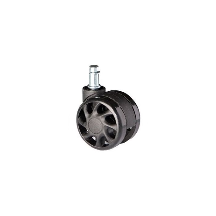 Unique Kółka twarde nylonowe do foteli biurowych 60 mm - 5 szt. (CT60-252)