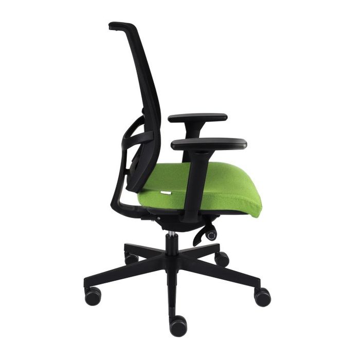 Fotel biurowy Grospol Level BS BLACK tkanina Omega - 8 kolorów