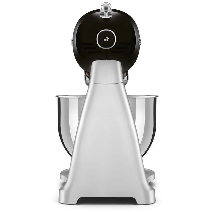 Mikser planetarny 50's style ze srebrną podstawą Czarny 4,8L Smeg (SMF04BLEU)