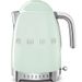 Czajnik z regulacją temperatury 1,7L  50's style Pastelowa zieleń Smeg (KLF04PGEU)