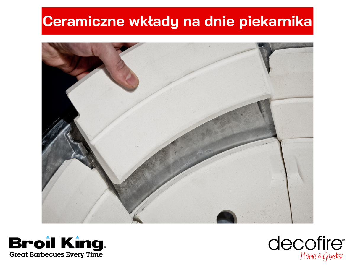 Ceramiczne wkłady na dnie piekarnika