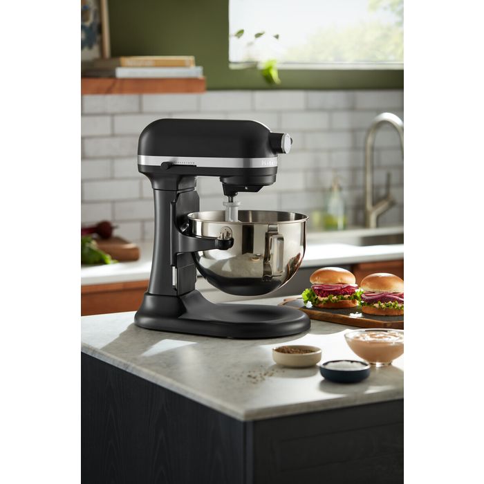 Mikser stojący 5,2 l z podnoszoną dzieżą KitchenAid Heavy Duty, Matte Black (5KSM55SXXEBM)